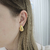 Brinco Gota P Banho Ouro 18k