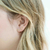 Earcuff 4 Corações Vazados Banho Ouro 18k na internet