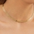 Choker Escamas Banho Ouro 18k - comprar online