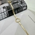 Pulseira Malha Círculo Banho Ouro 18k
