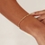Pulseira Cordão Baiano Banho Ouro 18k