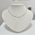 Choker Mini Bolinhas Banho Rodio Branco na internet