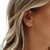 Brinco Earhook 3 Fios Trama Banho Ouro 18k - comprar online