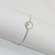Pulseira Círculo Cravejado Banho Rodio Branco