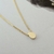 Colar Gota Maciça Banho Ouro 18k - Julia Tarnoschi Semijoias