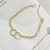 Pulseira Círculo Duplo Correntaria Banho Ouro 18k - comprar online