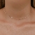 Choker Mini Corações Chapinha Banho Ouro 18k - Julia Tarnoschi Semijoias