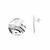 Brinco Design Moderno M Rodio Branco - comprar online