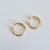 Argola Trabalhada Banho Ouro 18k - comprar online
