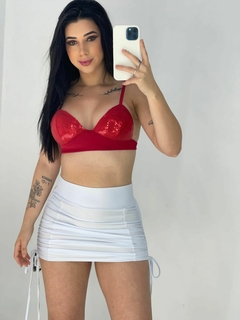 Cropped Vermelho gringa M2572