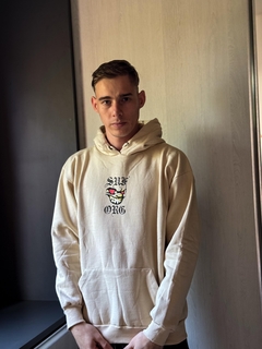 Blusa Moletom SUFGANG cor marrom com estampa nas costas M166 na internet
