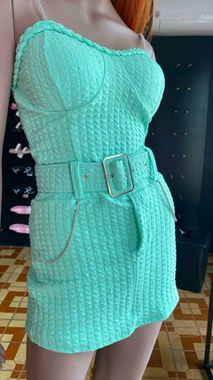 conjunto verde feminino com cinta verde F64 - comprar online