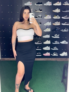 Conjunto preto e branco feminino F72 - comprar online