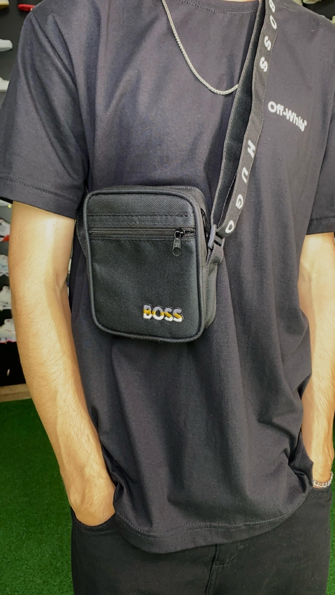 Bag HUGO BOSS preto refletivo B184 - comprar online
