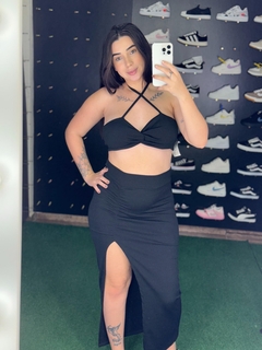 vestido preto feminino F78 - comprar online