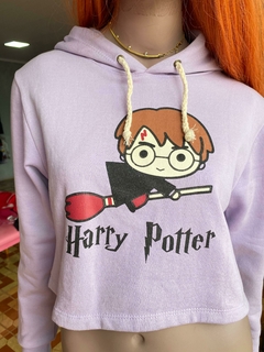 Cropped Manga longa Anime Roxo M908 - comprar online
