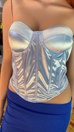 cropped azul claro F93 - comprar online