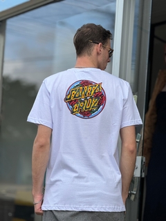 Camiseta Santa Cruz Branco com estampa Rosas nas costas M3370 - comprar online