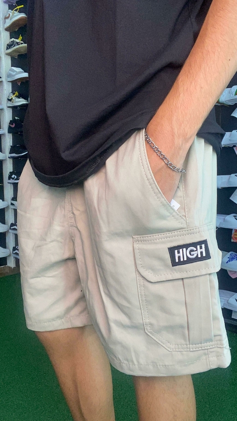 shorts masculino HIGH cor bege M118 - comprar online