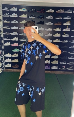 conjunto preto e azul LOUIS VUITTON M3809 - comprar online