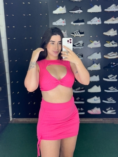 conjunto feminino rosa F37 - comprar online