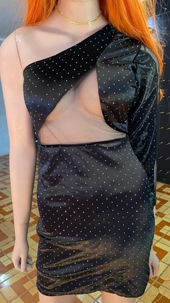 vestido preto feminino F103 na internet