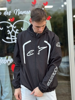 blusa corta vento ALPINESTARS cor preto M259 - comprar online