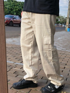 Calça Cargo sem Punho Bege M726 na internet