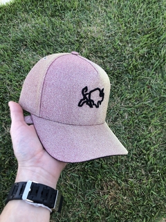 BONÉ BUFALO ROSA COM BRILHO B47