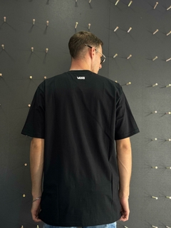Camiseta Vans Preto com Branco M3659 - comprar online