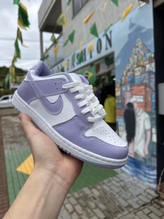 Tênis Nike Dunk Low Pro Roxo com branco T883