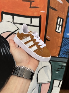 Tênis Adidas Campus Infantil Marrom T606