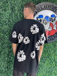 Camiseta Denim tears Preto com branco M772 na internet