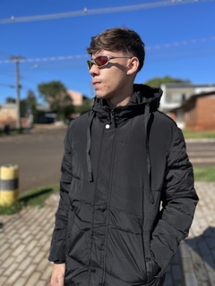 Bobojaco Preto pelúcido, remove capuz, bolso interno e externo M251 - comprar online