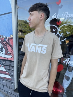 Camiseta Vans Marrom com branco M227 - comprar online