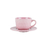 Cj. 4 Xícaras Porcelana p/ Café c/ Pires Rose na internet