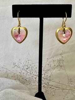 Aros corazón de piedra - Karen Grant