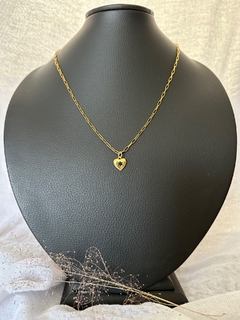 Collar bifaz corazón - Karen Grant