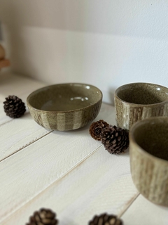 BOWLS DE CERAMICA/ BOWL VERDE SILVESTRE - comprar online