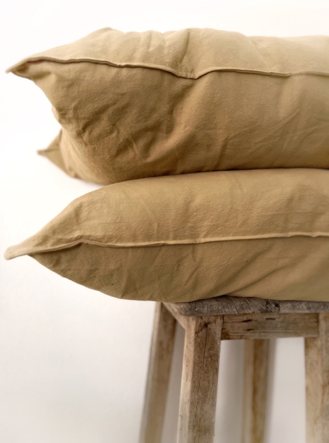 fundas de almohadones en tussor