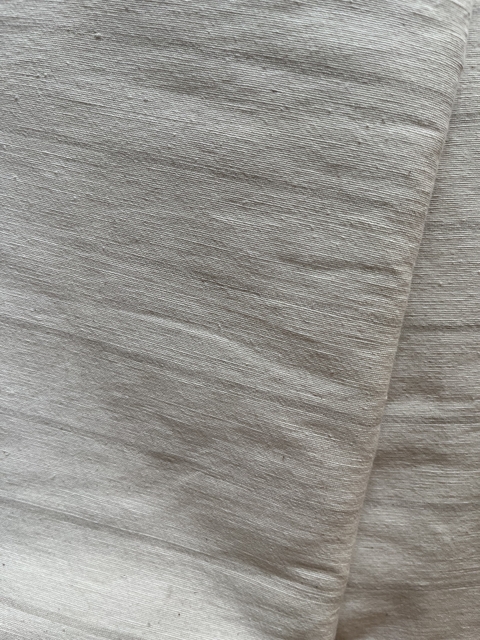 mantel blanco tussor a rayas finitas