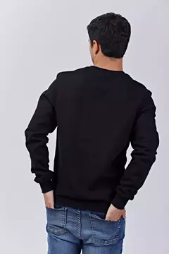 BUZO LISO NEGRO BRAVO - tienda online