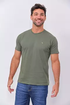 REMERA BASICA VERDE OLIVA BRAVO