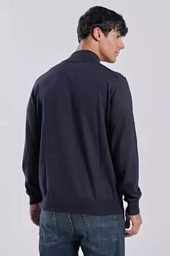 SWEATER MEDIO CIERRE AZUL MARINO BRAVO - Maiky 1994