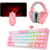 COMBO REDRAGON ROSA AURICULAR ZEUS ROSA H510P + MOUSE REDRAGON K1NG 1K ROSA M724P + MOUSE PAD REDRAGON P016 + TECLADO 60% REDRAGON FIZZ PRO ROSA K616 - comprar online