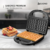 WAFERA ELÉCTRICA SUONO HOG0227NE 750W ANTIADHERENTE NEGRA - tienda online