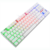 TECLADO MECÁNICO REDRAGON KUMARA K552 RAINBOW BLANCO SWITCH RED ESPAÑOL LATINOAMÉRICA en internet