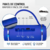 PARLANTE BLUETOOTH SUONO INALÁMBRICO CON LUCES AZUL BATERIA RECARGABLE, PUERTO USB Y MANOS LIBRES - comprar online