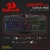 Imagen de TECLADO REDRAGON HARPE PRO RGB MEMBRANA K503A USB NEGRO K503A-RGB-SP