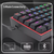 TECLADO REDRAGON FIZZ PRO K616 BLACK WIRELESS SWITCH RED RGB ESPAÑOL - tienda online